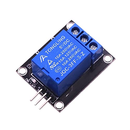 Módulo de relé 1 canal 5V KY-019 para evitar sobrecargas y aislar circuitos de microcontrolador