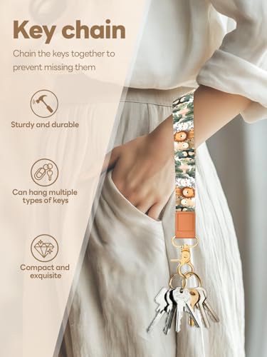 Image of Wristlet Keychain for Women and Men, Key Chain Holder, Wrist Lanyard for Keys