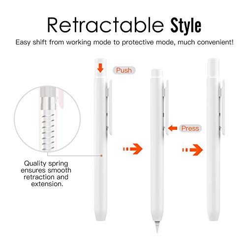 image for MoKo Holder Case for Apple Pencil 1st Generation, Retractable Apple Pe