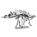 Fascinations Metal Earth Stegosaurus Skeleton 3D Metal Model Kit
