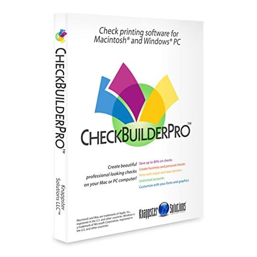 CheckBuilderPro - Windows & Mac Check Printing Software