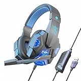 【Design Gaming】: Améliorez votre setup avec ce casque gaming filaire robuste, équipé d'un câble tressé de 2,2 mètres pour une liberté étendue de mouvement et une durabilité accrue.
