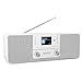 Produktbild TechniSat DIGITRADIO 370 CD BT - Stereo Digitalradio (DAB+, UKW, CD-Player, Bluetooth, Farbdisplay, USB, AUX, Kopfhöreranschluss, Kompaktanlage, Wecker, 10 Watt, Fernbedienung) weiß