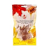 Turkey Hill Sugarbush Honey Maple & Lemon Candies – 90g – Made with Pure Maple Syrup – Individually Wrapped – Canadian Treat