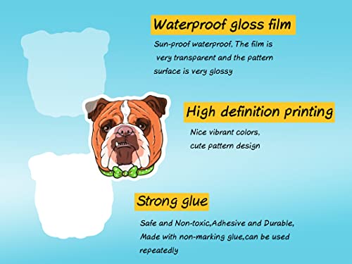50Pcs Waterproof Dog Vinyl Stickers Decals - Water Bottle Laptop Phone Case Scrapbook Journal Puppy Stickers Skins & Decals, Kids Teens Student Reward, Diy Decor Dog Theme Party Favor & Supplies #TOP3