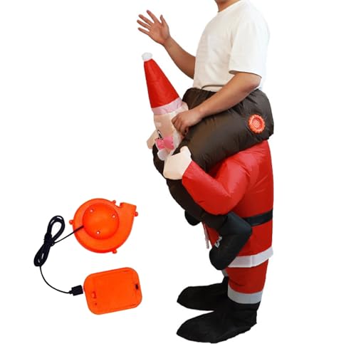 Ylnailky Disfraces Inflables Navideños - Traje Festivo Impermeable,Mono Inflable Divertido Para Navidad - Para Fiestas Eventos Actividades Y Celebraciones