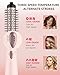 ANWA Rotating Hair Dryer Brush, 4-in-1 Hot Air Styler and Rotating Brush, Rotating Blow Dryer Brush with 2 Detachable Brushes(1.5