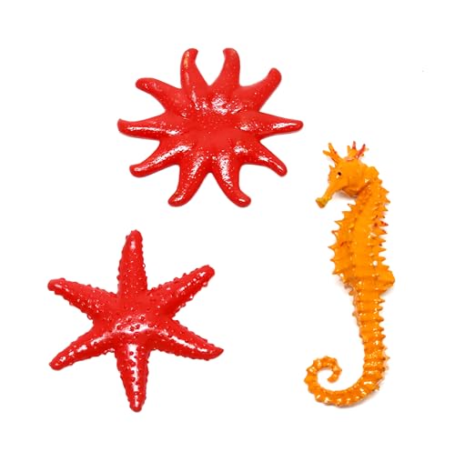 Image of Crackles 14 Pc Varying Sizes Sea /Ocean /Marine Animals and Life Figures Set for Kids Play Figure Playing Set for Kids, Learning and Educational Figures