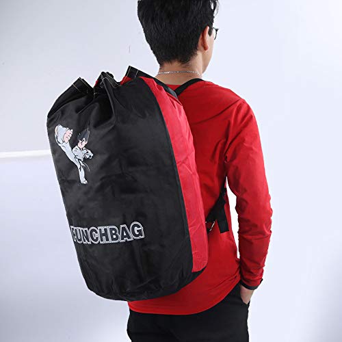 Bnineteenteam Boxing Sanda Taekwondo Protective Gear Supplies Storage Bags(Cartoon), Black - Image 4