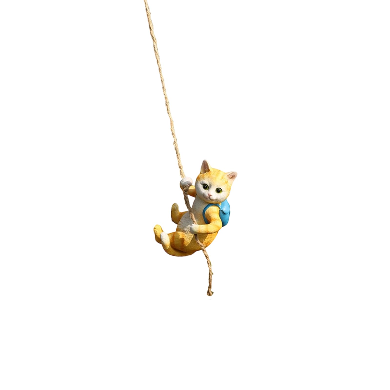 Kaeltsyn Garden Climbing Animal Statues Hanging Figurine with Hook Frogs/Rabbits Figurines for Wall Balconys Decors Hanging Figurines with Hook