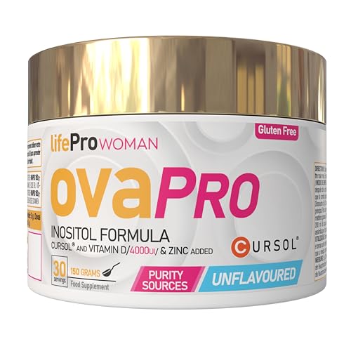 Inositol Myo & D-Chiro 3000mg – OvaPro Woman en Polvo con Vitamina D3, Zinc y Curcuma Cursol®, Equilibrio Hormonal Natural, Energía y Bienestar Femenino, Fórmula Suave Sin Sobrecargar el Organismo