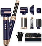 UKLISS Hair Dryer Brush 7 in 1，110000 RPM Hot Air Brush Hair Styler for Curly Straight & Twisted ...