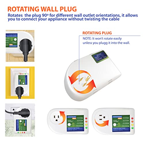 Refrigmatic Mega Electronic Surge Protector For Big Refrigerators 27 Cu. Ft. Or More #TOP3