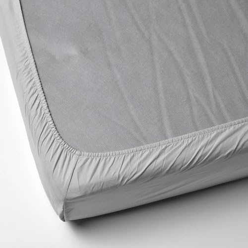 IKEA マットレス、シーツ Amazon｜IKEA イケア ボックスシーツ グレー シングル 90x200cm