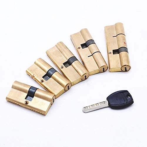 JYABSLNAJ Cylinder Lock, Copper Door Lock Manage Bedroom Living Handle Brass Key50(8542.5)