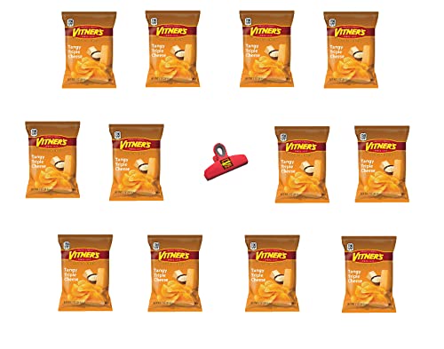 Munchie Box Vitner's Original Tangy Triple Cheese Potato Chips A Chicago Favorite 1.0 Oz Bags (Pack Of ( 12 ) 1.0 Oz Bags) #TOP15