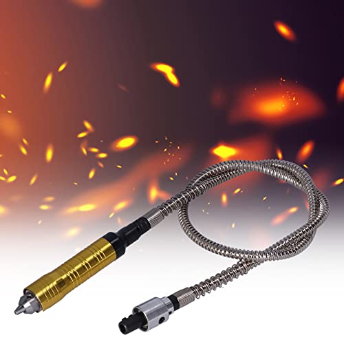 Arbre Flexible pour Meuleuse avec Poignée et Mandrin Câble Extension Multifonction Acier Inoxydable Alliage Aluminium pour Meulage Polissage Gravure