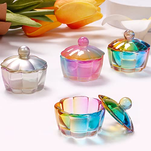 2 Pzas Vasos de Cristal para Arte de Uñas miniatura 2