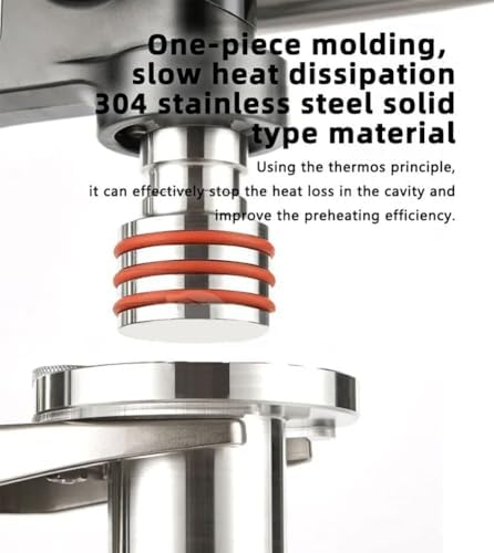 Tragbare Espressomaschine mit Handpresse, manuelle Extraktion mit variablem Druckhebel für perfektes Brühen, leicht zu reinigen, ideal für den Heim- und Cafégebrauch