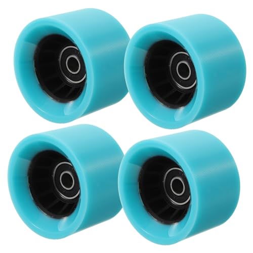 Roues de patin à roulettes robustes en plastique et fer pour parquet d'exception