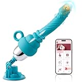 Dildo Sexmaschine mit APP, 10 Stoßfunktion 10 Vibration für Frauen 42°C Heizmodus für G-Punkt Anal, Sex Spielzeug für die Frau Paare Männer Vibrator, Sex Toy Vibratorensets für Frauen Sexspielzeug