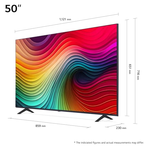 LG Nanocell TV 2024 | 50NANO81 | 50 Pouces | UHD | Processeur α5 Gen7 AI 4K, Bleu foncé