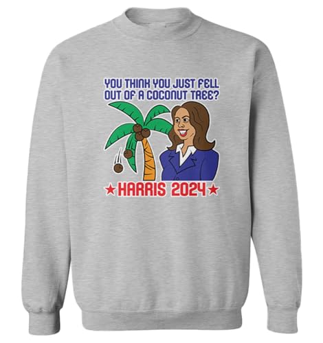 Tcombo You Just Fell Out of A Coconut Tree? Toddler Fleece Crewneck Sweater