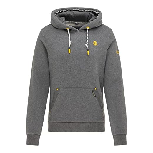 Schmuddelwedda Hoodie herr 36613737, Grå melange, L