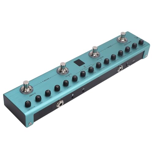 Multi Effects Guitar Pedal,36 Editable Presets Reverb Delay MOD AMP Digital Electric Guitar Effector for Electric Guitar