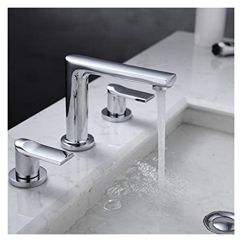 Mitigeur de lavabo en laiton avec contrôle précis double commande - 5