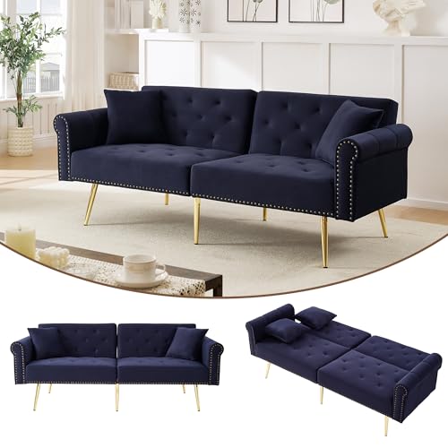 Merax Sofá cama de 2 plazas 173 x 75 x