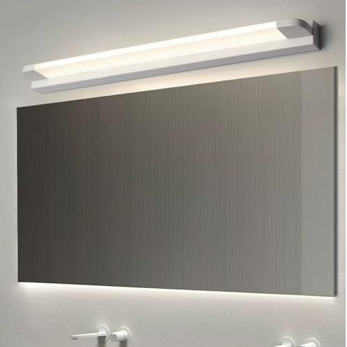 LED lámpara de espejo baño moderna y aplique de pared negro de 46cm 5