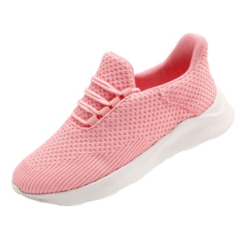 Image of DLWKIPV Womens Walking Running Shoes Tennis Slip On Sneakers Gym Workout Sport Lightweight Breathable Mesh Comfortable Casual