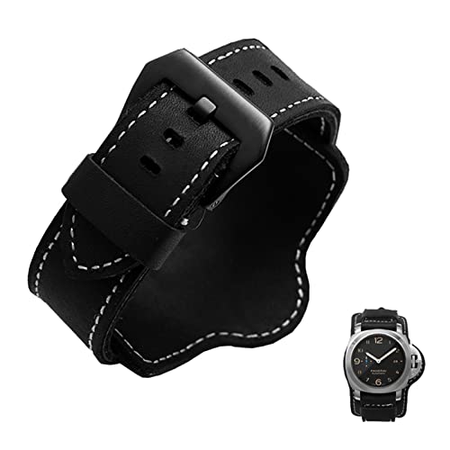 Bracelet montre cuir véritable rétro SCRUBY | L'élégance vintage pour Panerai