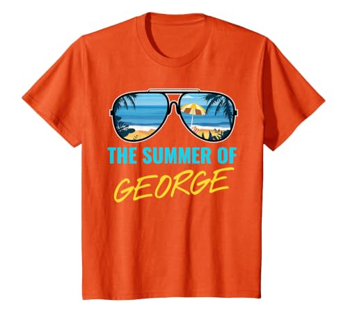The Summer of George Pop Culture T-Shirt, Youth, Orange, Small