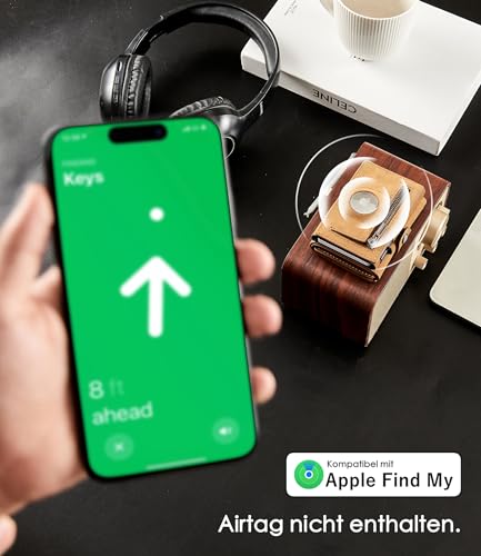 Mens Wallet Card Holder for AirTag, Leather Smart Wallet for Men, Airtag Wallet Pop Up Wallet, RFID Blocking, Slim, Minimalist, Large Capacity - 14-18 Card Capacity | ID Window | Cash Slot （Brown）3