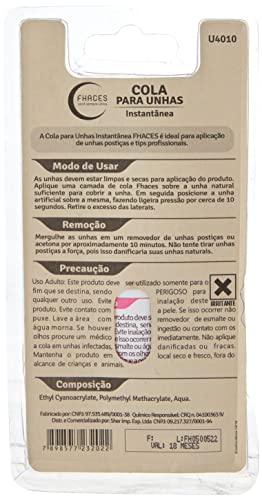 U4010 Cola Unha 10G, Fhaces