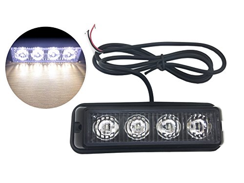 TASWK 4 LED電球防水緊急警告ストロボライト