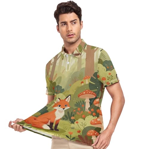 Polo de golf homme manches courtes GuoChe pour green et club