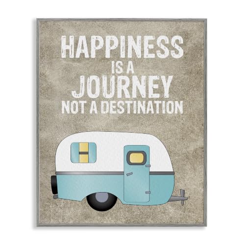 Journey Adventure Inspirational Quote, 24 x 30 Inch Framed Giclée Print