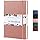 BROWNSTONE JOURNALS A4 Sketch Book Hardcover - 80 Sheets 100 GSM Paper 8.5"x11.5", Lay Flat, Vegan Leather Cover, Elastic Band, Back Pocket, Art Drawing Book (Rose Wood)