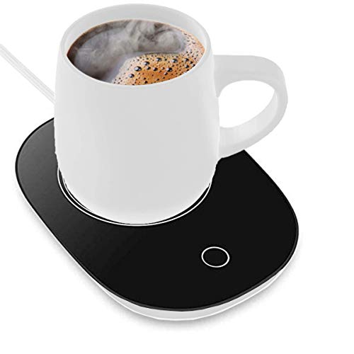Coffee Mug Warmer, Cup Warmer for Desk Automatic Shut Off, Beverage Warmers with Touch Screen Switch for Coffee, Water, Milk, Tea