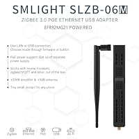 LOAMLIN SMLIGHT SLZB-06M - Ein Zigbee 3.0 auf Ethernet, USB und WiFi Adapter mit PoE-Unterstützung, funktioniert mit Zigbee2MQTT, Home Assistant, ZHA – Ansicht 2
