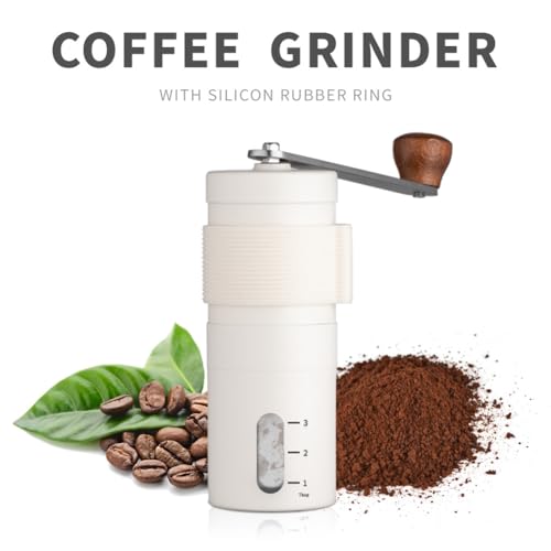 Molinillo de café manual ajustable para evitar el sabor quemado del grano 5
