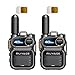 Ruyage X40 Global Walkie Talkies 5000 Mile Long Range Poc radios, 4G LTE Unlimited Range Nationwide PTT Two Way Radios for Family, Logistics, Company, Construction Site with Sim Card (2pcs)