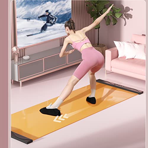Molteplici utilizzi: Utilizzato per un'ampia gamma di sport, lo skateboard fitness è adatto per l'allenamento di core e gambe, squat, scivolate, affondi, flessioni, salite di scale, plank e altro ancora.