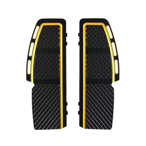 Planchers de moto découpés au diamant pour modèles Touring FLHX FLTRX Black Gold
