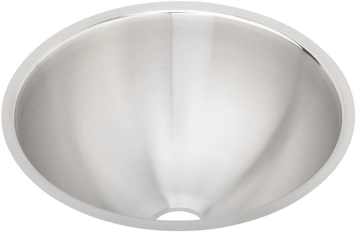 ELUH12 Asana - Fregadero de baño de acero inoxidable con montaje inferior