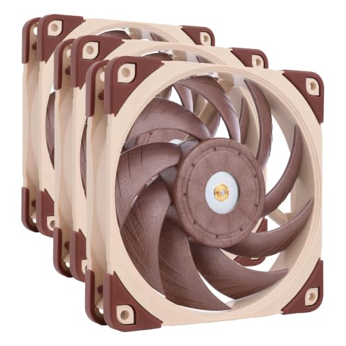 Image of Noctua NF-A12x25 PWM, Premium Quiet Fan, 4-Pin (120mm, Brown) (Pack of 3)