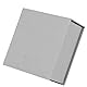 Rössler SOHO Zettelkasten | Notizzettel-Box | Schreibtisch-Organizer | Büro-Zubehör | Schreibtisch Deko | Homeoffice Ausstattung | 110x46x110mm | 1 Stück | Farbe: Grau | Stone